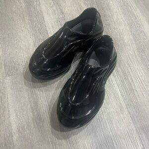 Dolce & Gabbana Glossy Black Slip ons